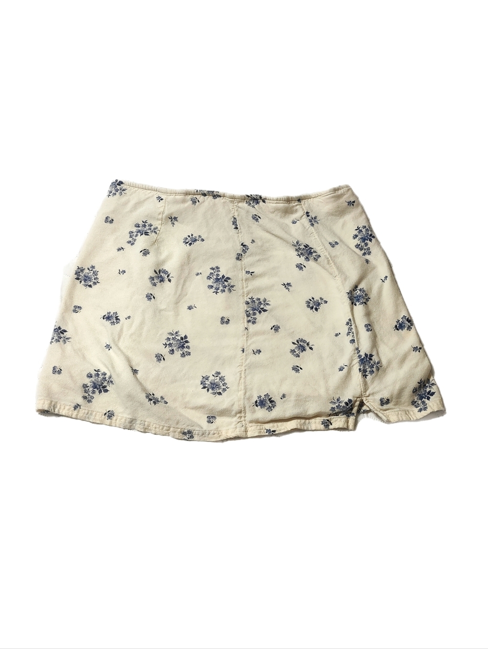 American Eagle White Linen Mini Skirt Size XL
